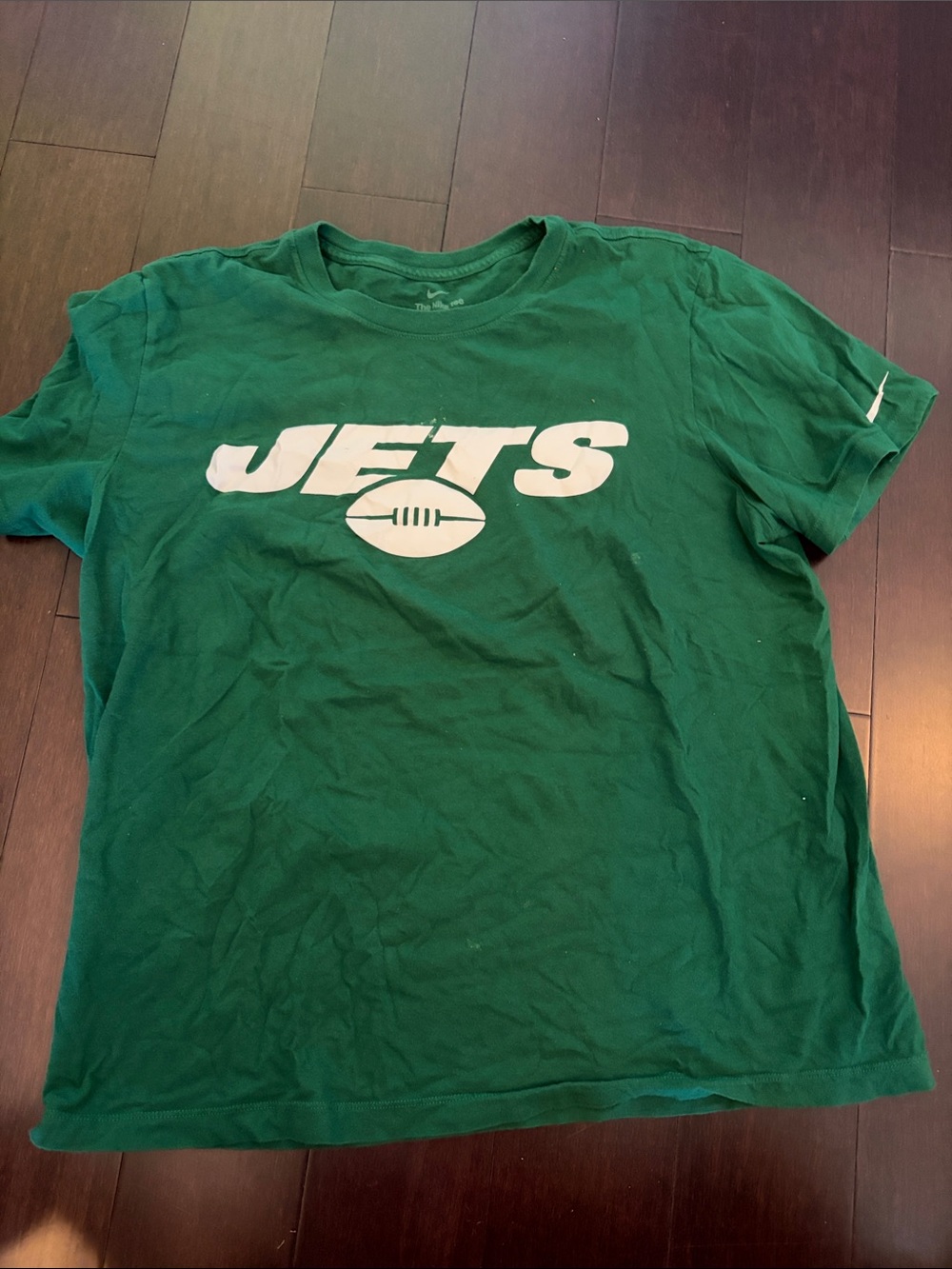 Nike Green "JETS" Short Sleeve Tee
